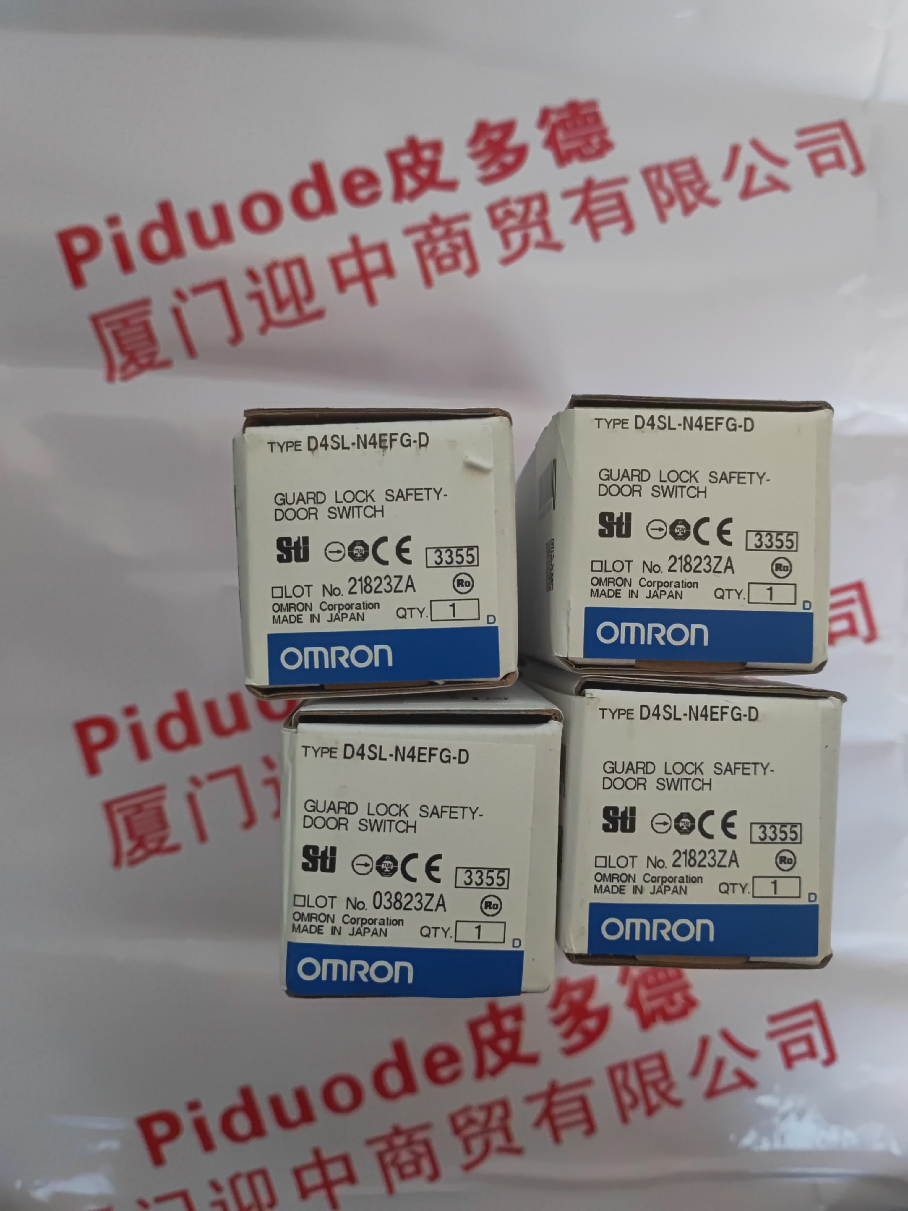 欧姆龙OMRON 安全门开关 D4SL-N4EFG-D DC24V 现货全新